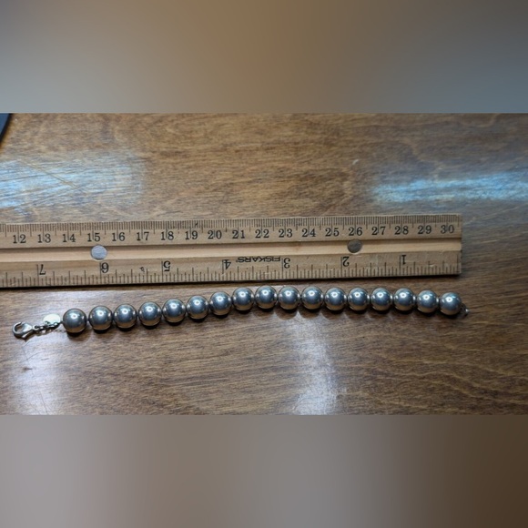 Ball bracelet in sterling silver- - Picture 3 of 3